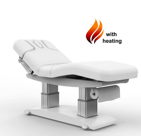 L02249 massage table white with 4 motors